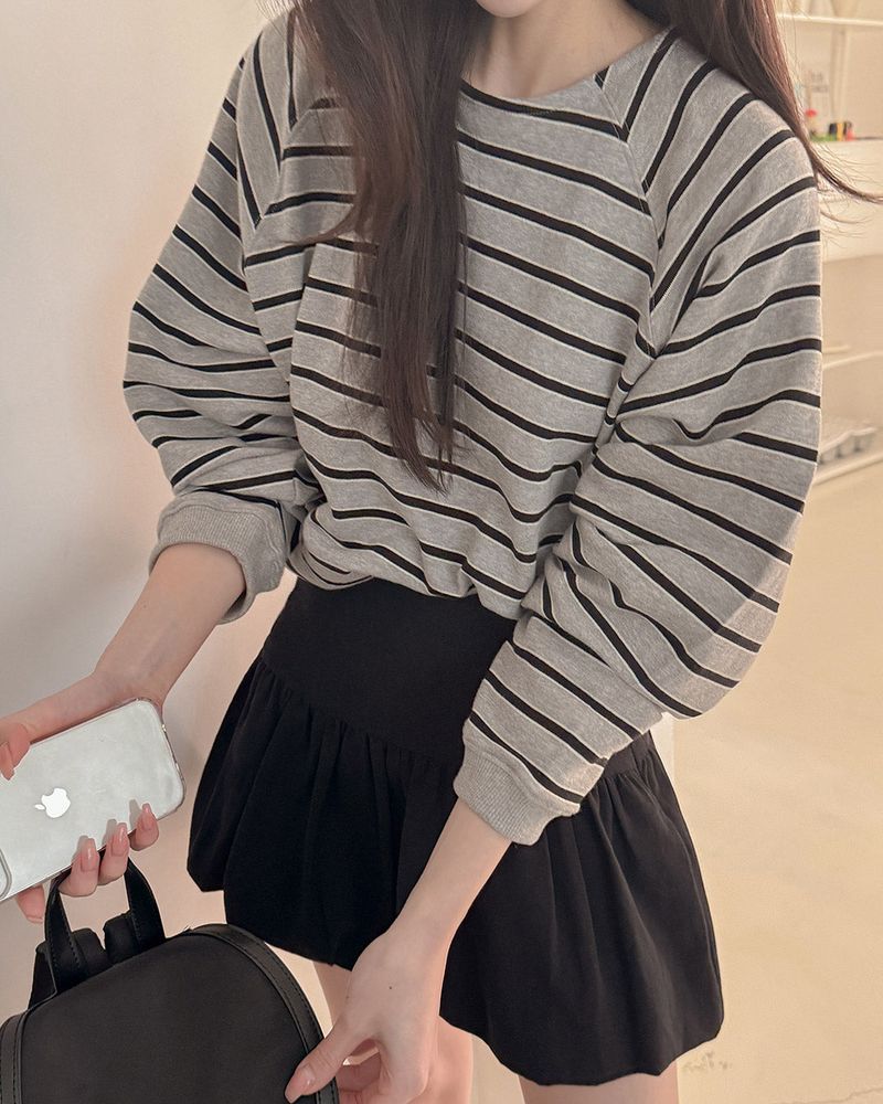MAYBINS(メイビンス)の「Oren striped sweatshirt(Tops)」