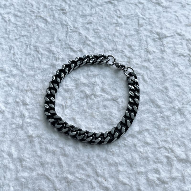 Black Core Chain Bracelet