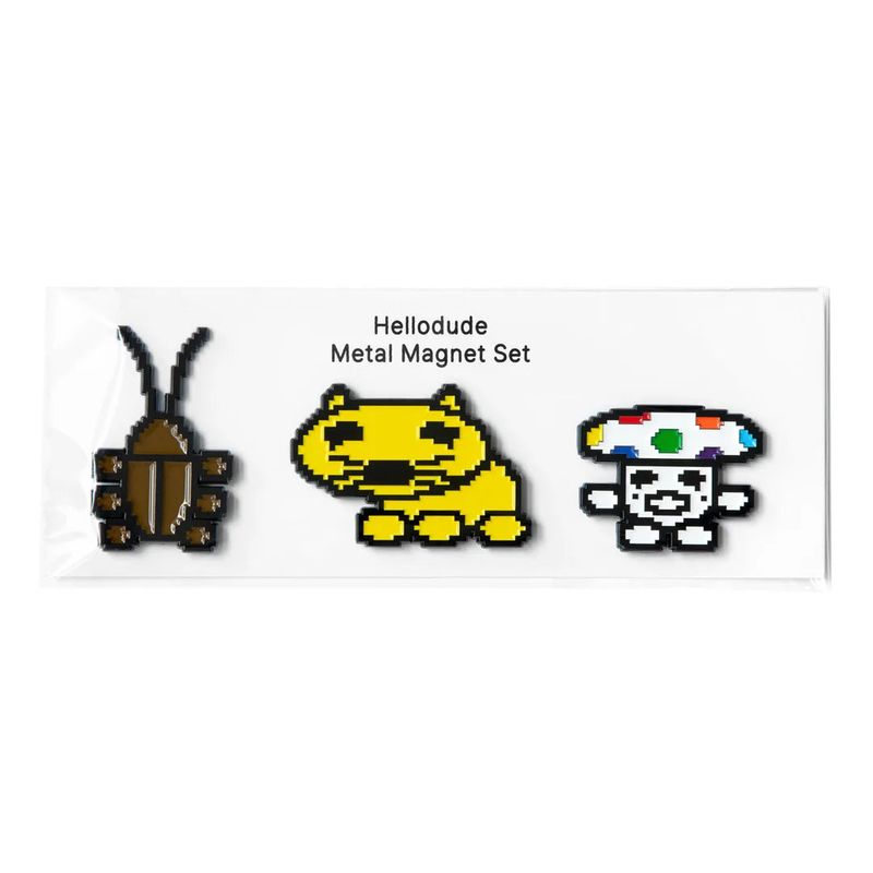 hellodude（ハローデュード）の「メタル マグネット セット（インテリア）」