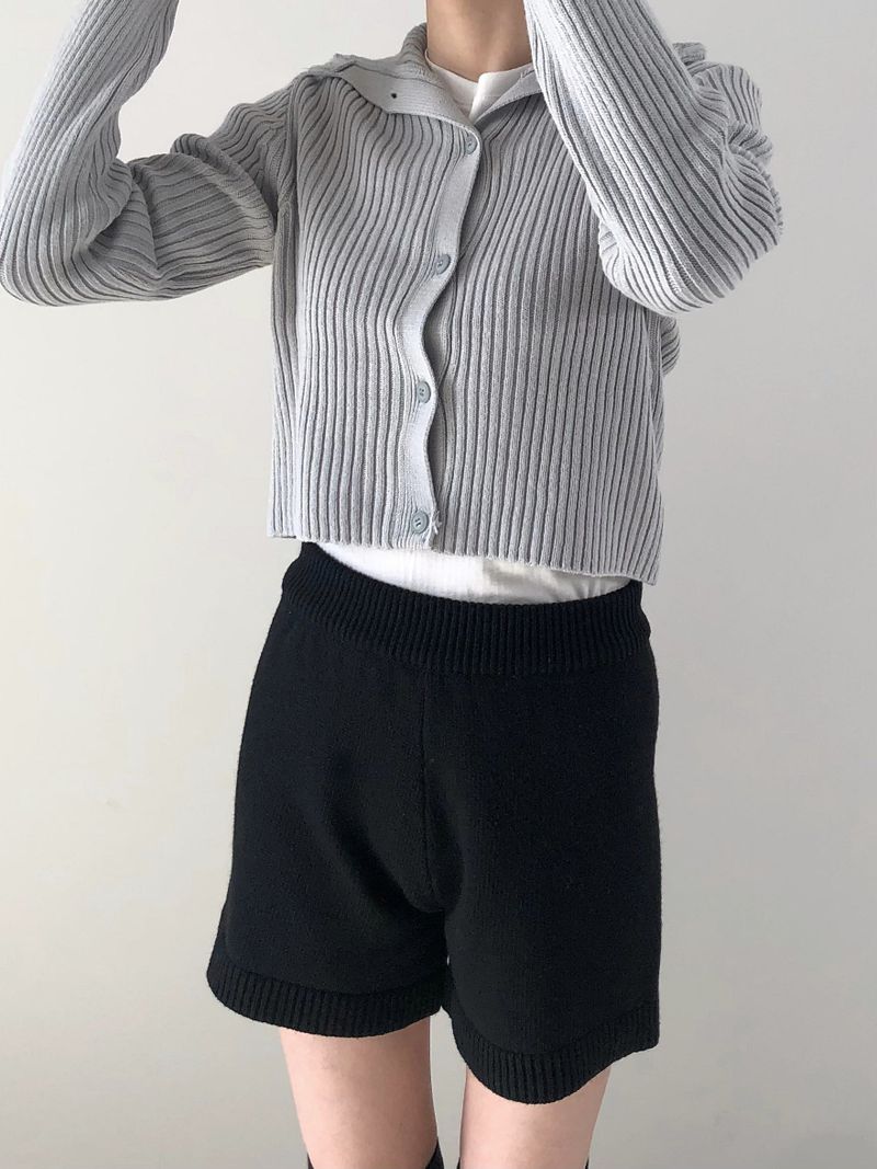 Lovely wide knit shorts
