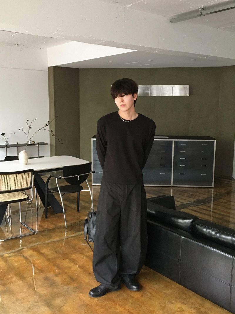 Lemaire Striped Curved Pants