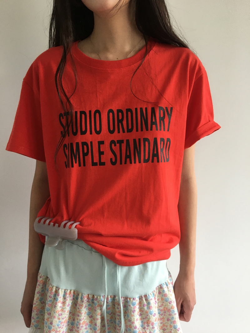 Studio Lettering T-shirt (4color)
