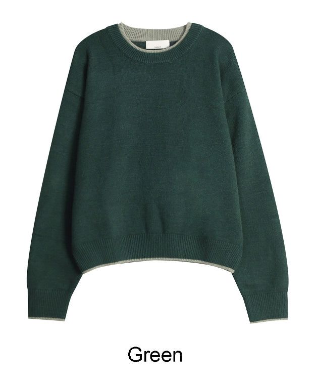 Fels Layered Crewneck Knit