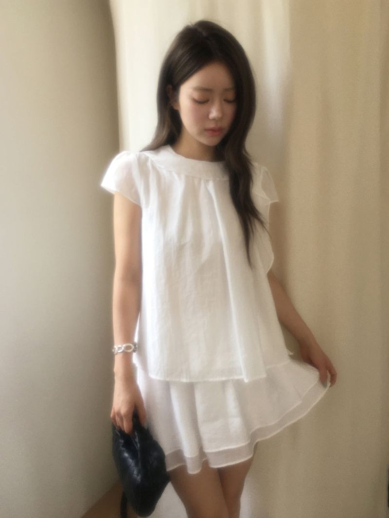 Asa flare mini skirt