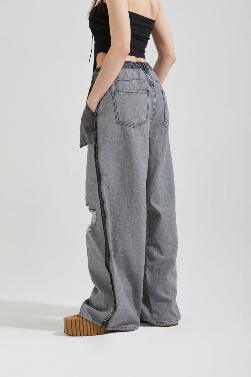 OUT FLAGE PANTS-BK