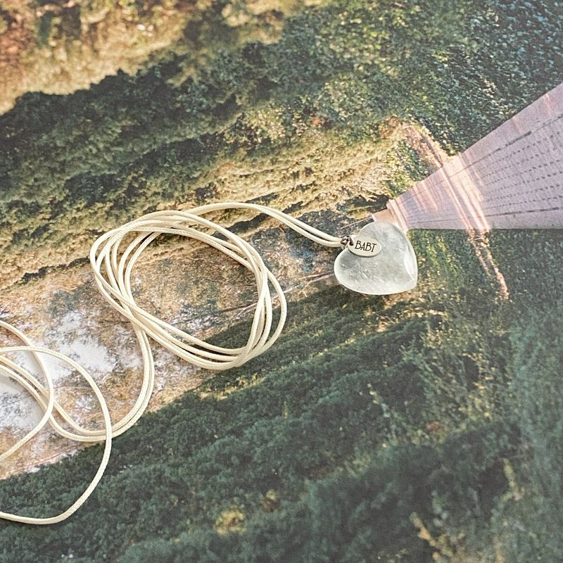 milk jam heart necklace (2 option)