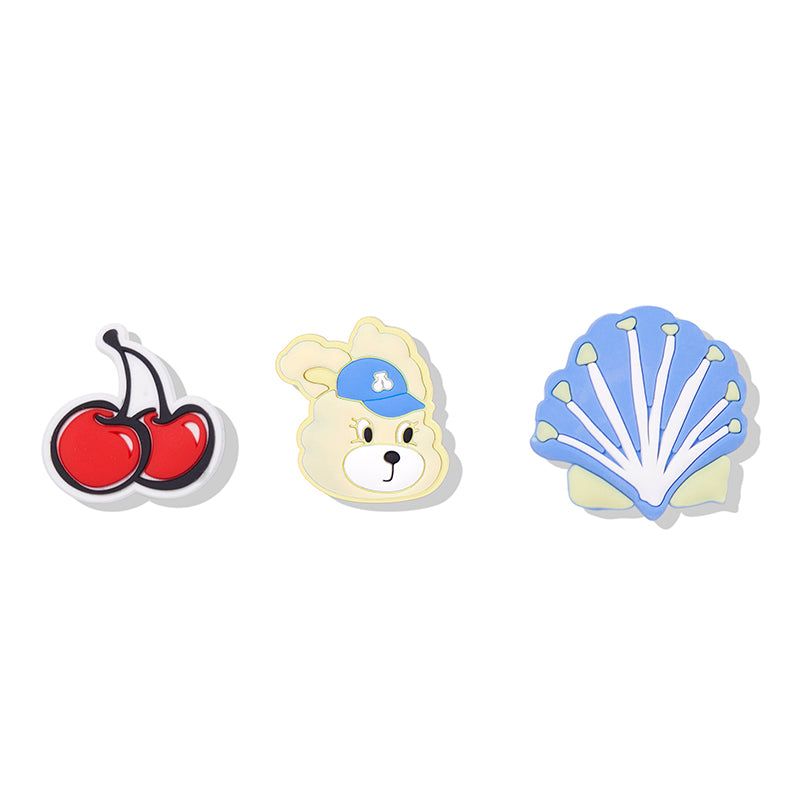 CHERRY SHOE CHARMS (3PCS) [MULTI]