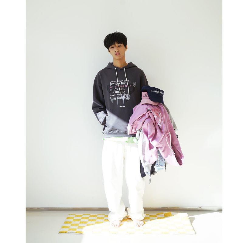 Curved Side Line Denim / Ecru