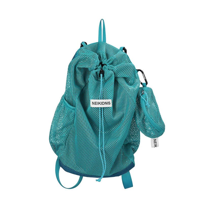 ID PACKABLE MESH BACKPACK / CYAN