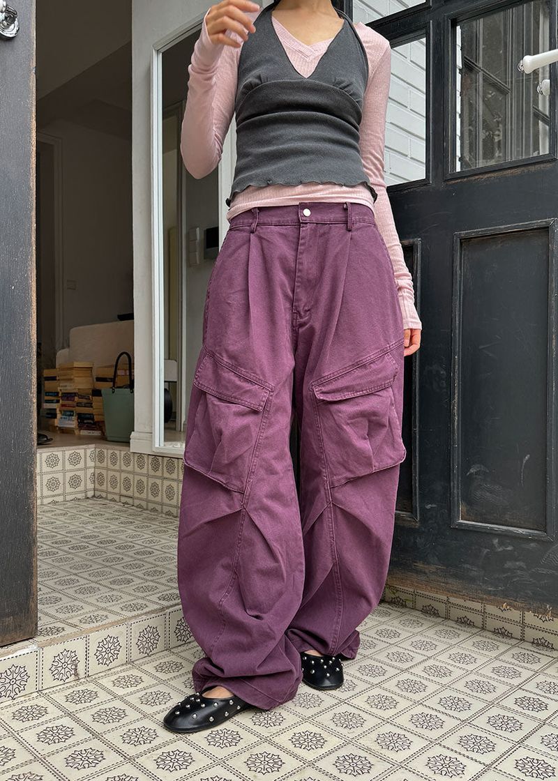 GARMENT CARGO WIDE PANTS