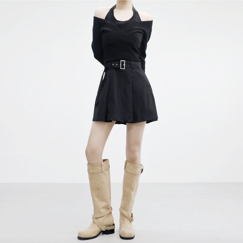 Hailyn Halter Off Knitwear