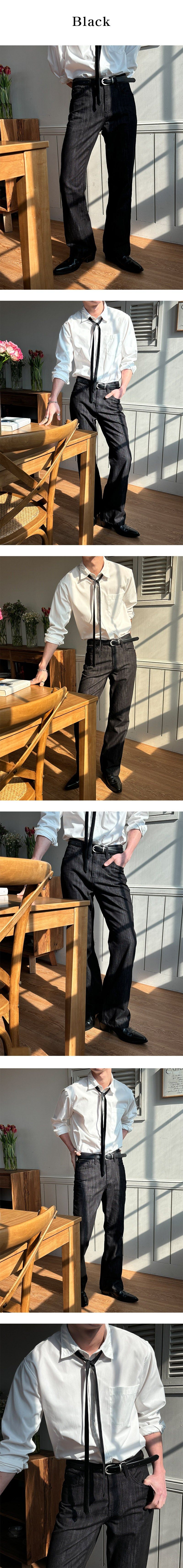  [S/S] Non pade denim flare pants(2color)