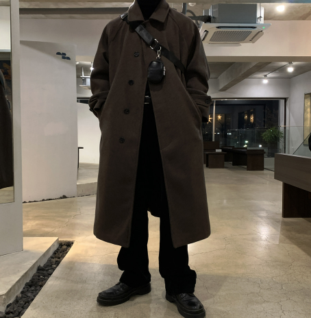 LOOKPLE（ルックプル）の「Levito Overfit Balmacan Coat（Jackets/Outerwear）」
