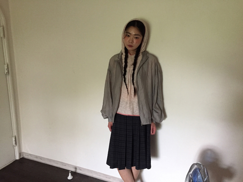 YWD PLAID PLEATS SKIRT (3color)