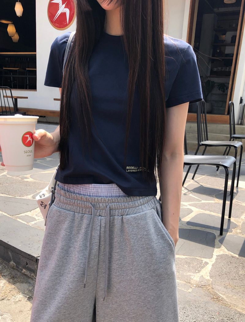 [ORIGINAL] Face Round Short-Sleeve T-Shirt