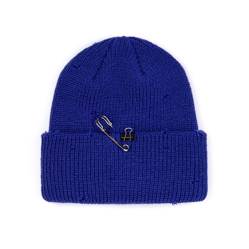 BBD Ripped Custom Long Beanie (Blue)