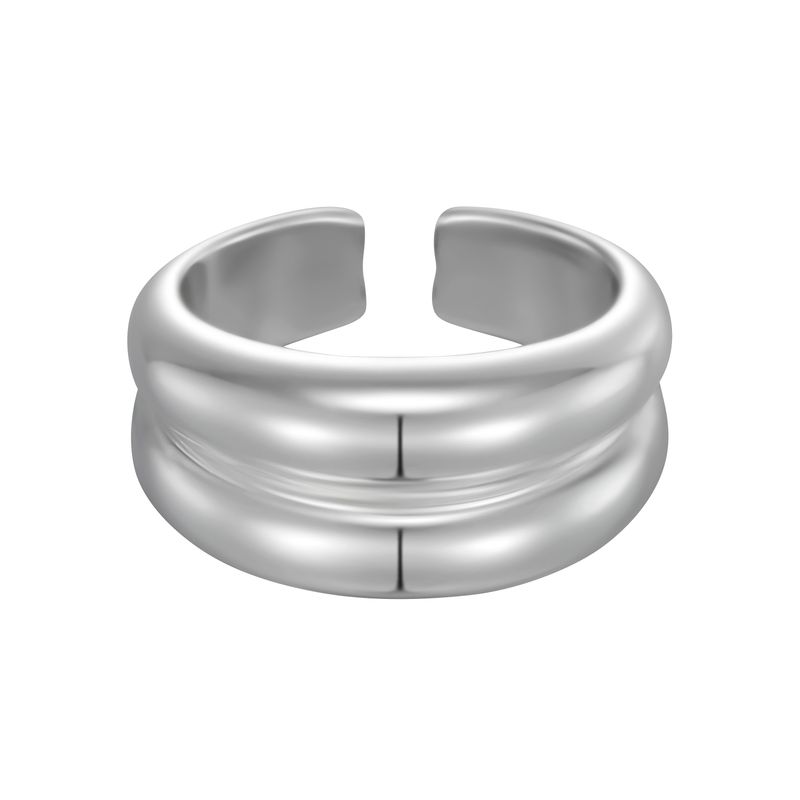 two-line bold ring