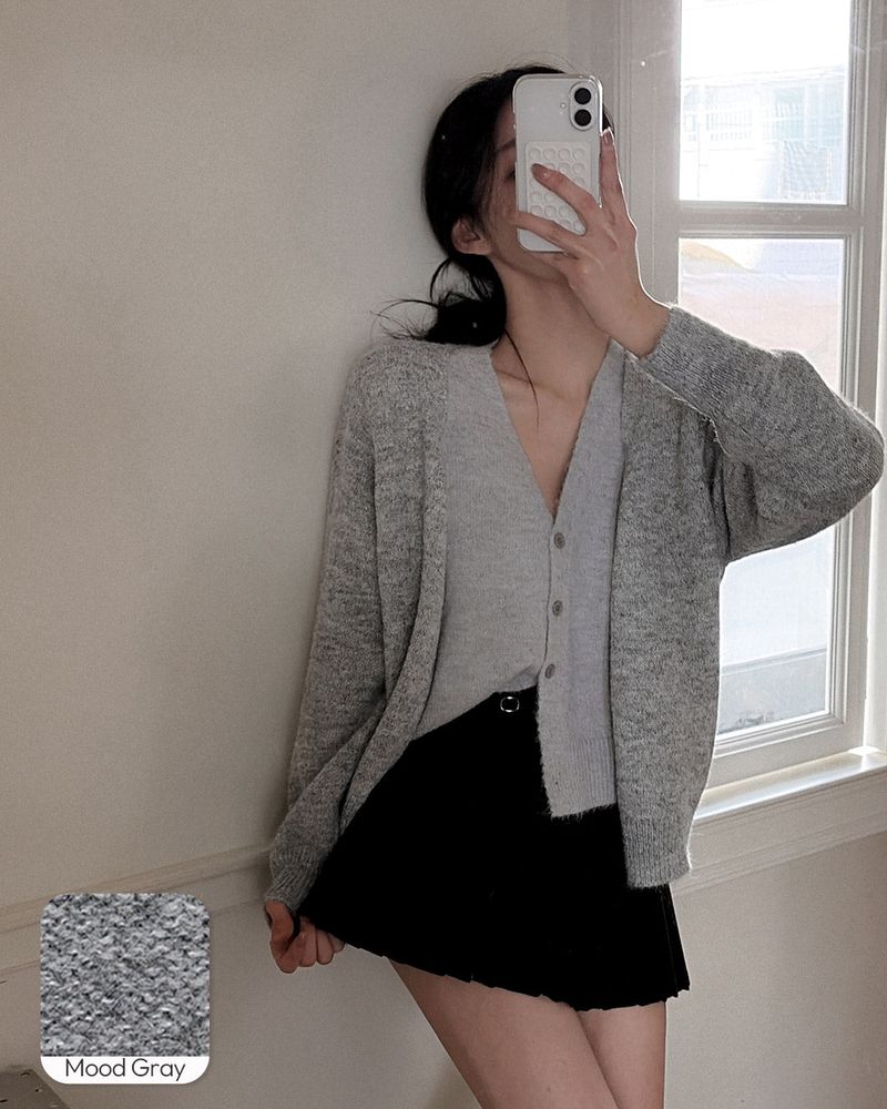 Robello wool knit cardigan