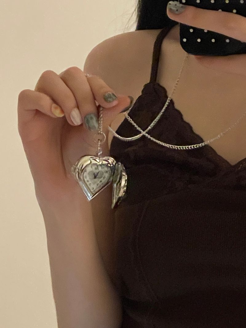Vintage Secret Watch Necklace