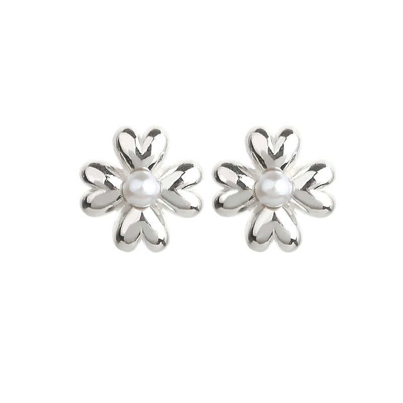 heart clover earring