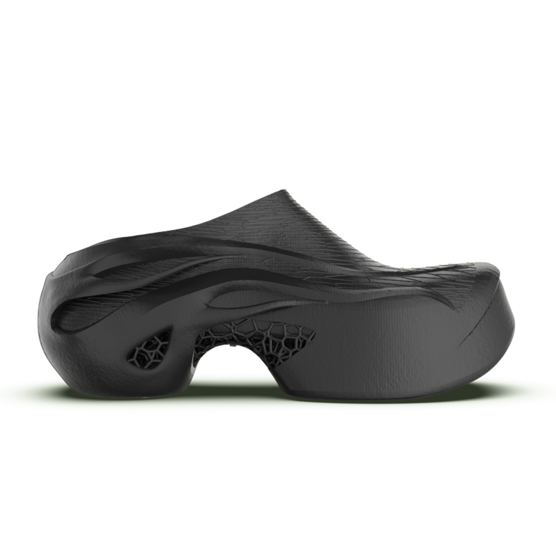 ALIVEFORM（アライブフォーム）の「FLAINE ミュール CHARCOAL（シューズ）」
