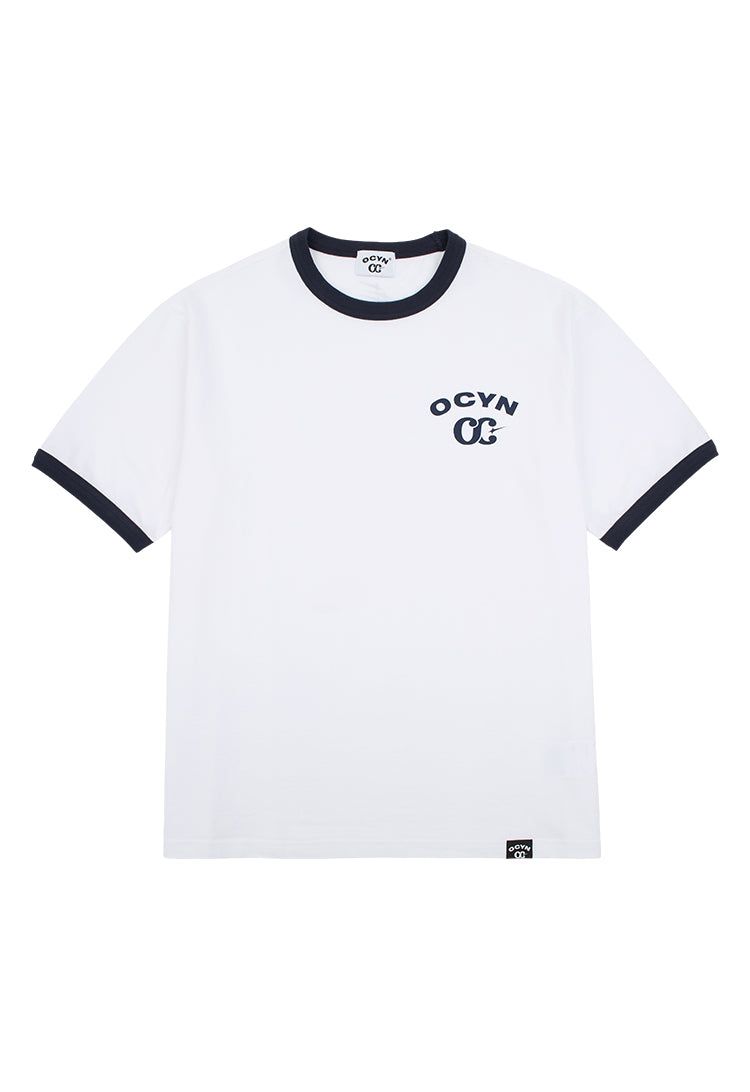 リンガーTシャツ ホワイト