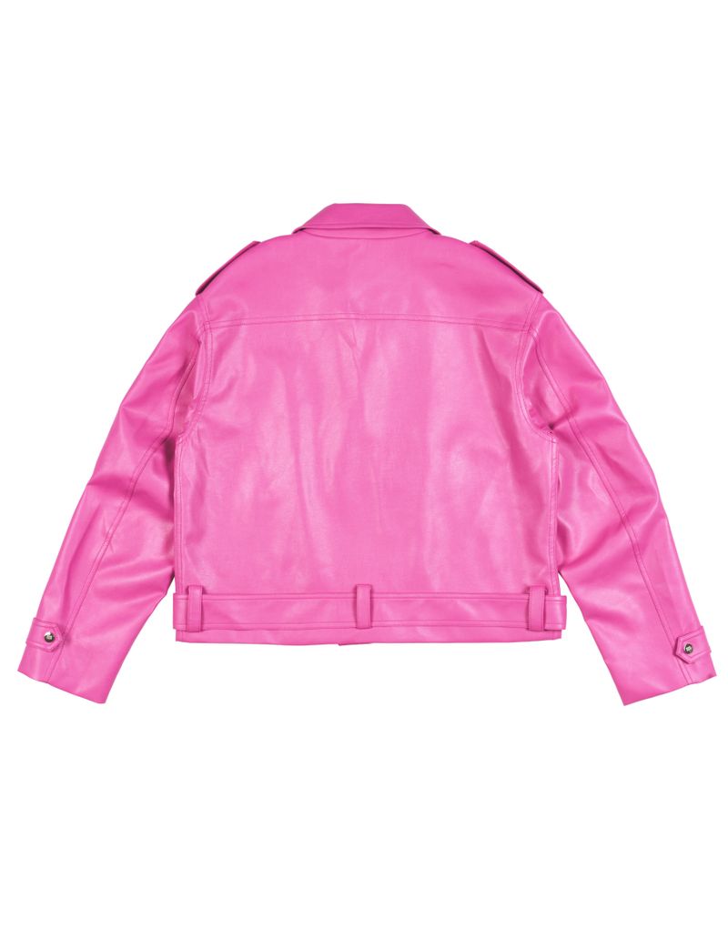 Faux Leather Biker Jacket