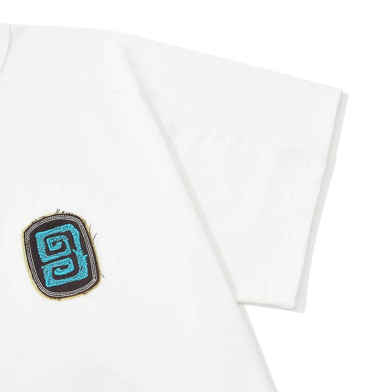 Fuzzy half T-shirts / Off White