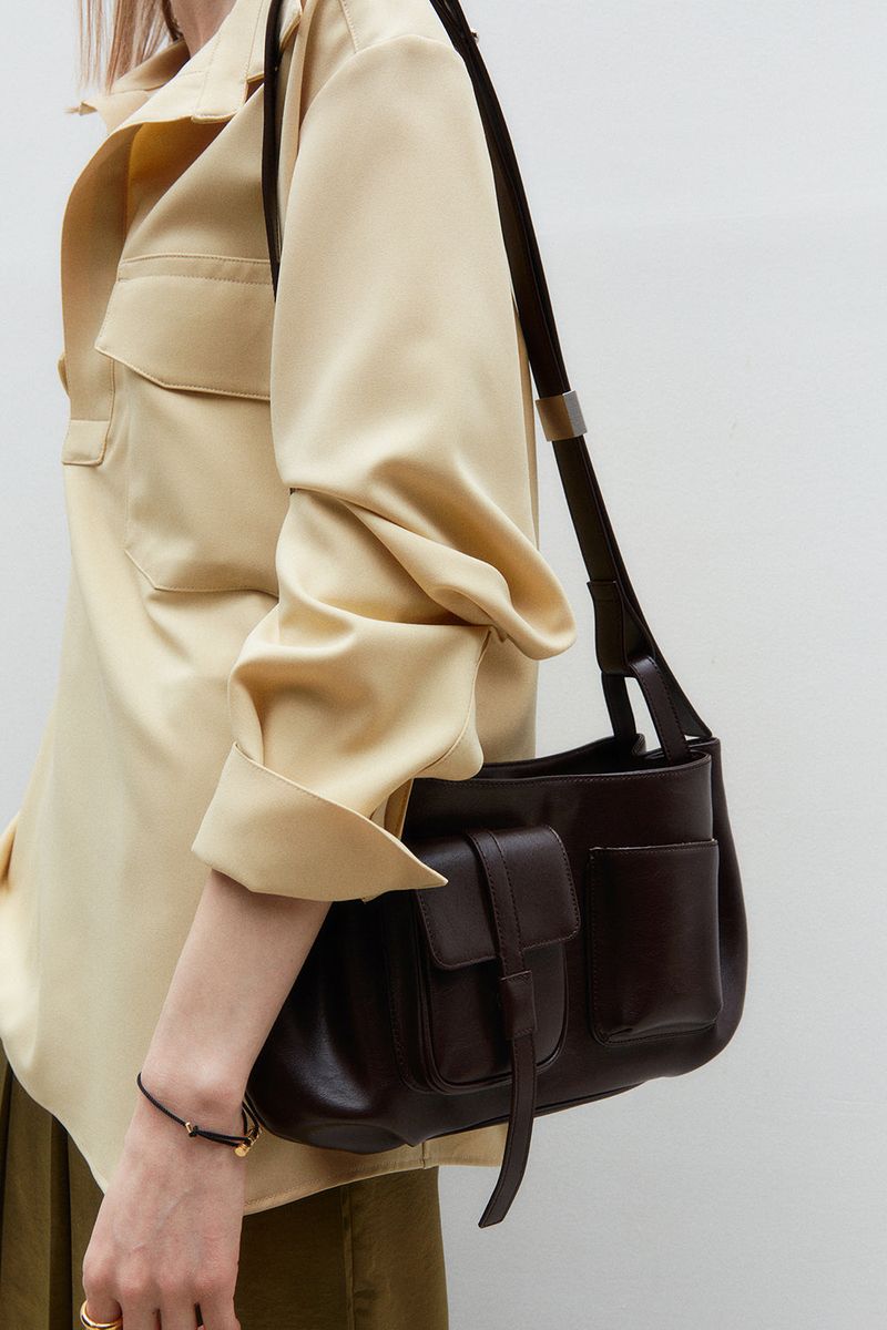Pocket bag_Red brown
