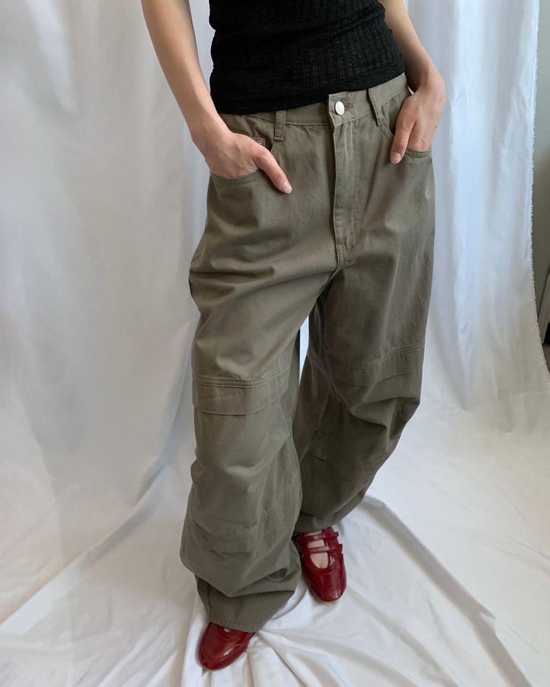 020 COTTON PT [Khaki]