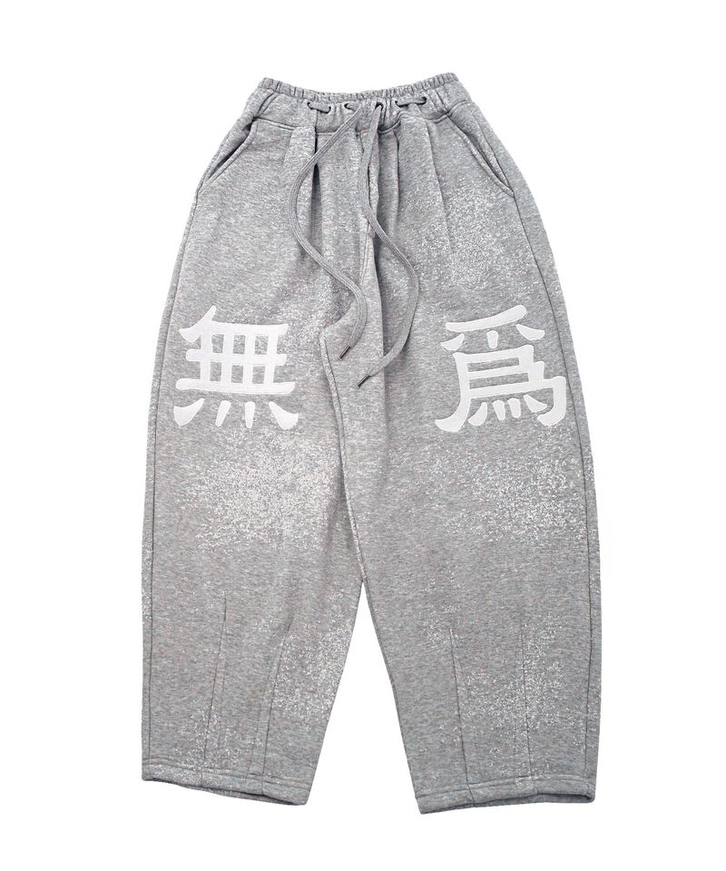 A NOTHING（アナッシング）の「FOG JACQUARD MU-WI SWEAT PANTS (Gray)（Pants）」