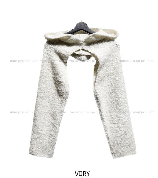 Kaya Boucle Bolero Hood