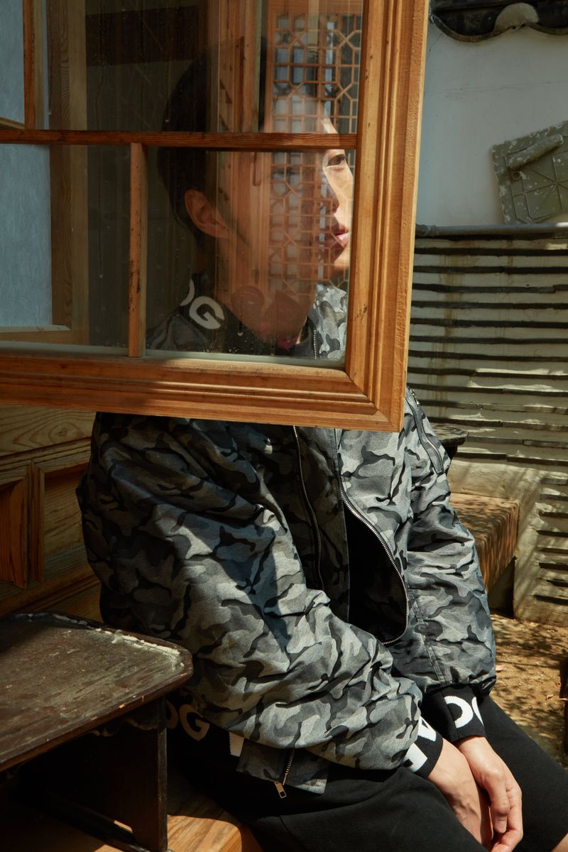 Camouflage Bomber Jacket