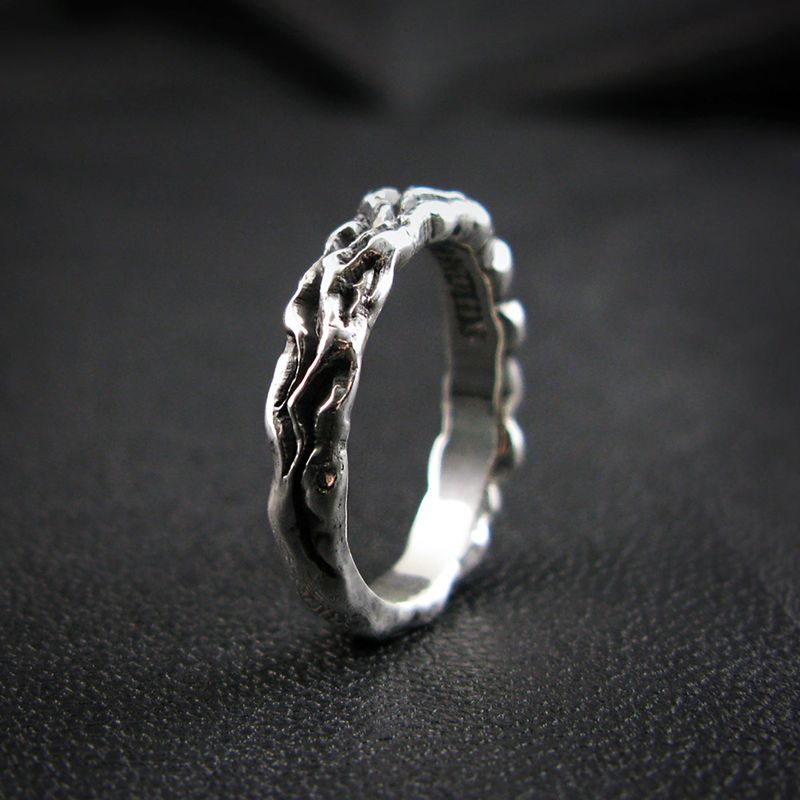 Liberty silver ring
