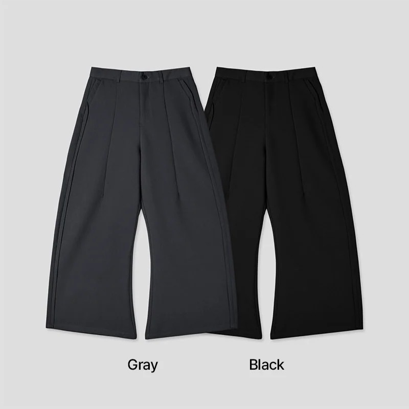 [Unisex] Side point flare slacks(2color)