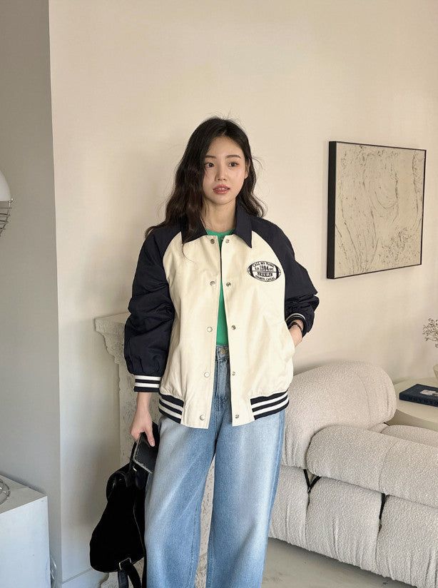 Hip Cat Brush Washed Wide Denim Pants