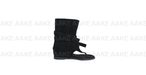 SLOUCH THONG BIKER BOOTS