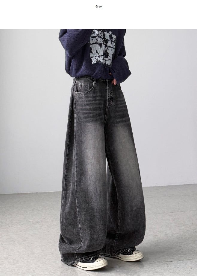 Flux Pintuck Wide Denim