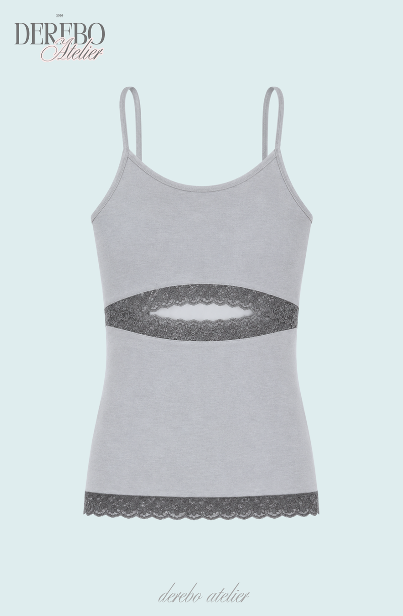 Edge Open Lace Sleeveless Top