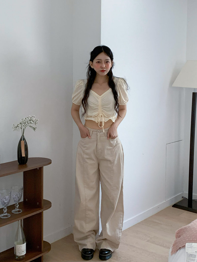 meltingyun(メルティングユン)の「エニーピンタックパンツ(パンツ)」