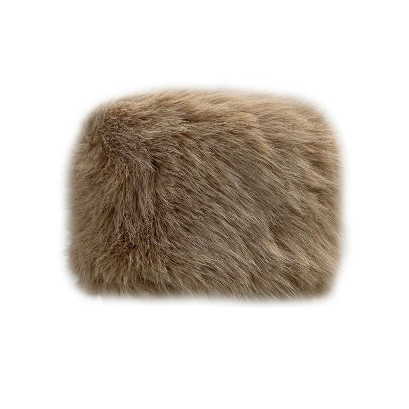 Maetel long hair fake fur bucket fur hat (4 colors)