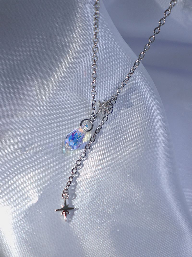 crystal mood necklace