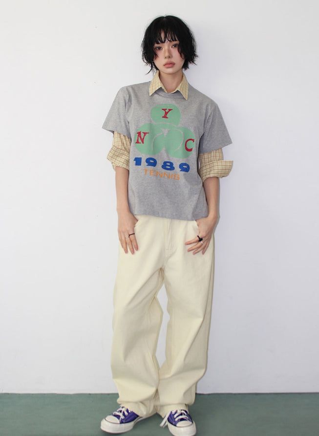 VINTAGE TENNIS GRAPHIC TEE