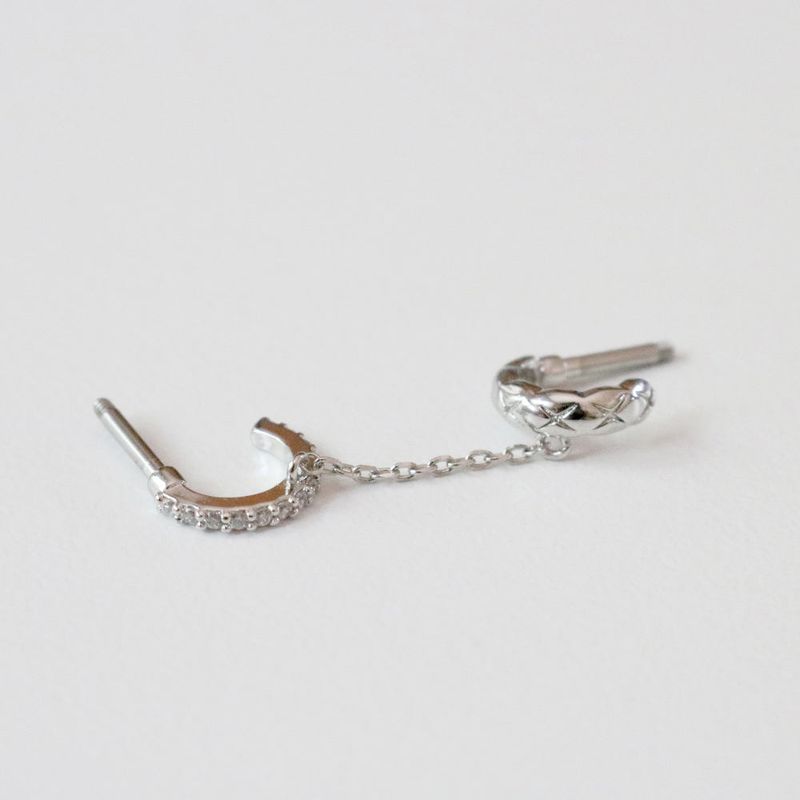 Lion to chain piercing / 3 color 