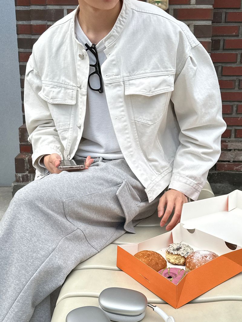 Ave Pigment Over Denim Jacket (5 colors)