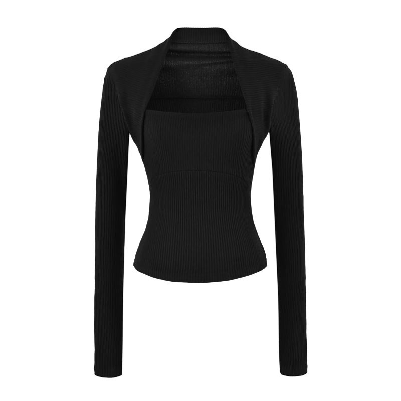 Nieve Sculpted Neckline Knit