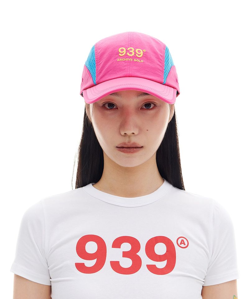 ARCHIVE BOLD（アーカイブボールド）の「SMALL LOGO MESH CAMP CAP (CHERRY PINK)（Hats）」