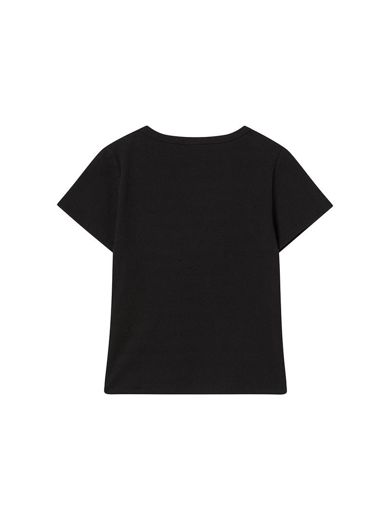 PEARLY TEE (BLACK)