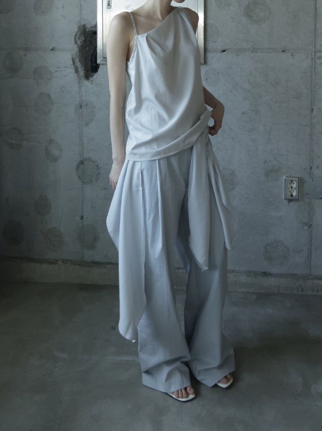 Asib Unbalance Sleeveless Blouse