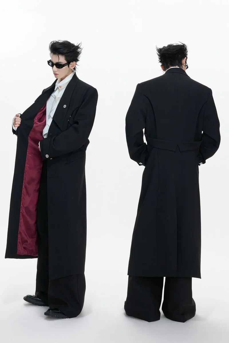 Tailored Split Hem Overcoat
